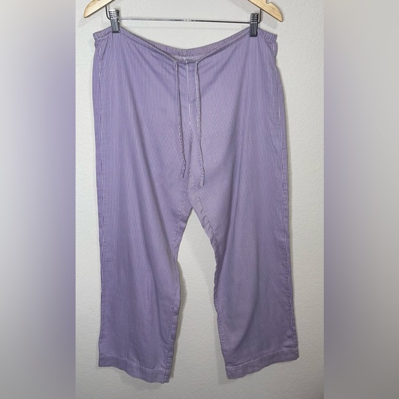 Lauren Ralph Lauren Purple Striped Pajama Set - Picture 5 of 11